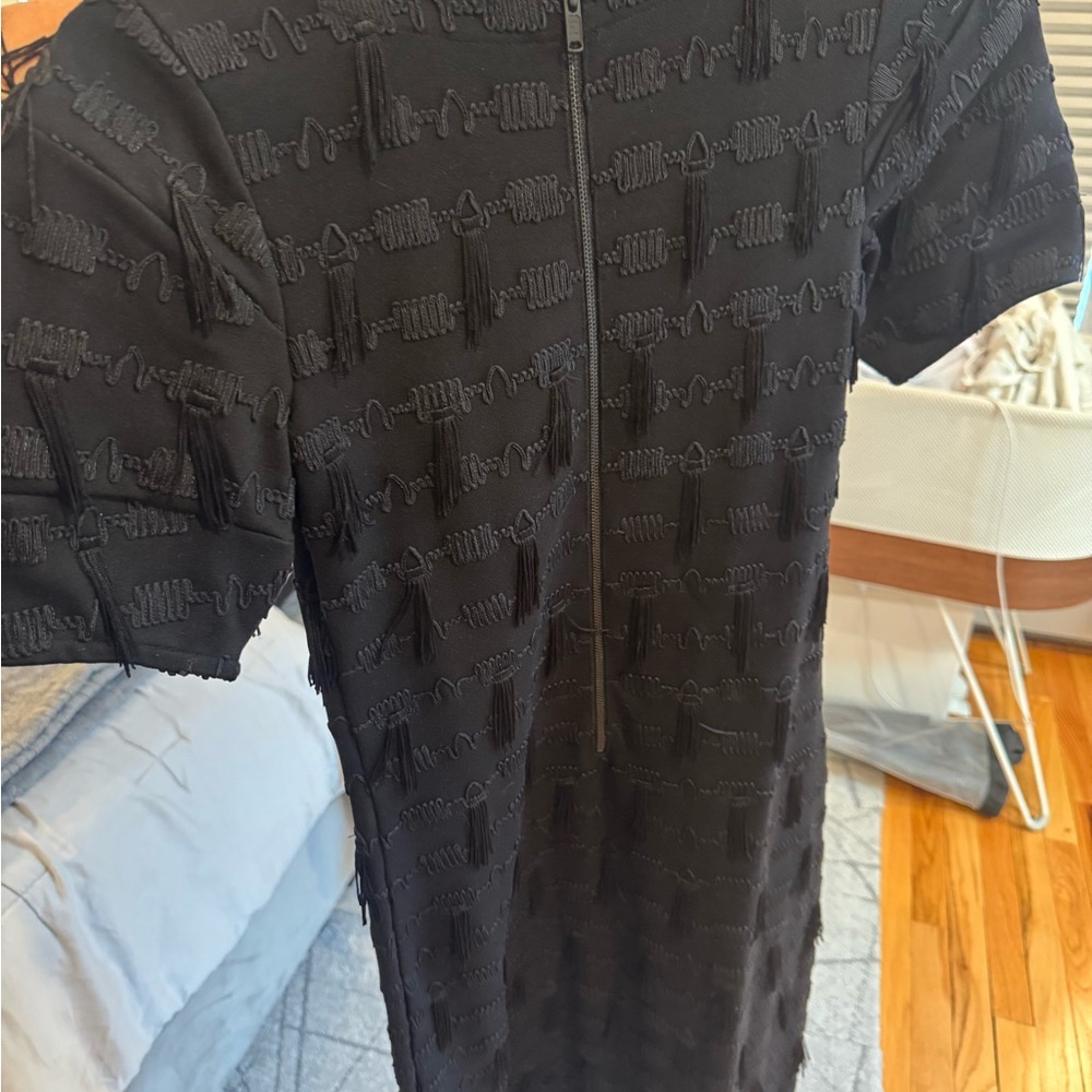 Marc By Marc Jacobs Black Textured Dress